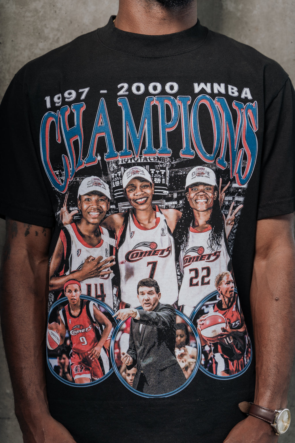 "Houston Comets" [Back 2 Back Champs] - Tee