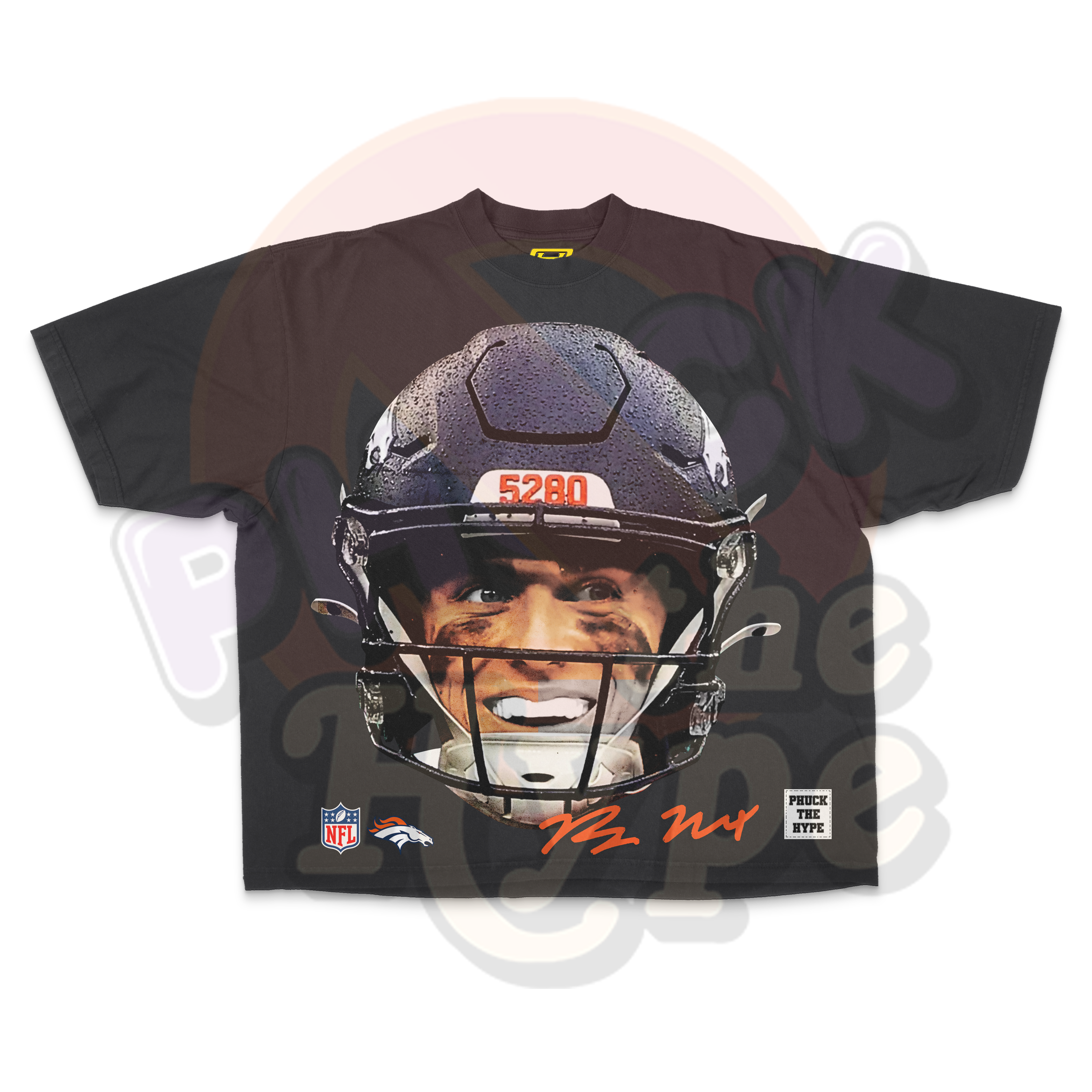 "Denver Broncos" [Bo Nix] OVERSIZE - Tee