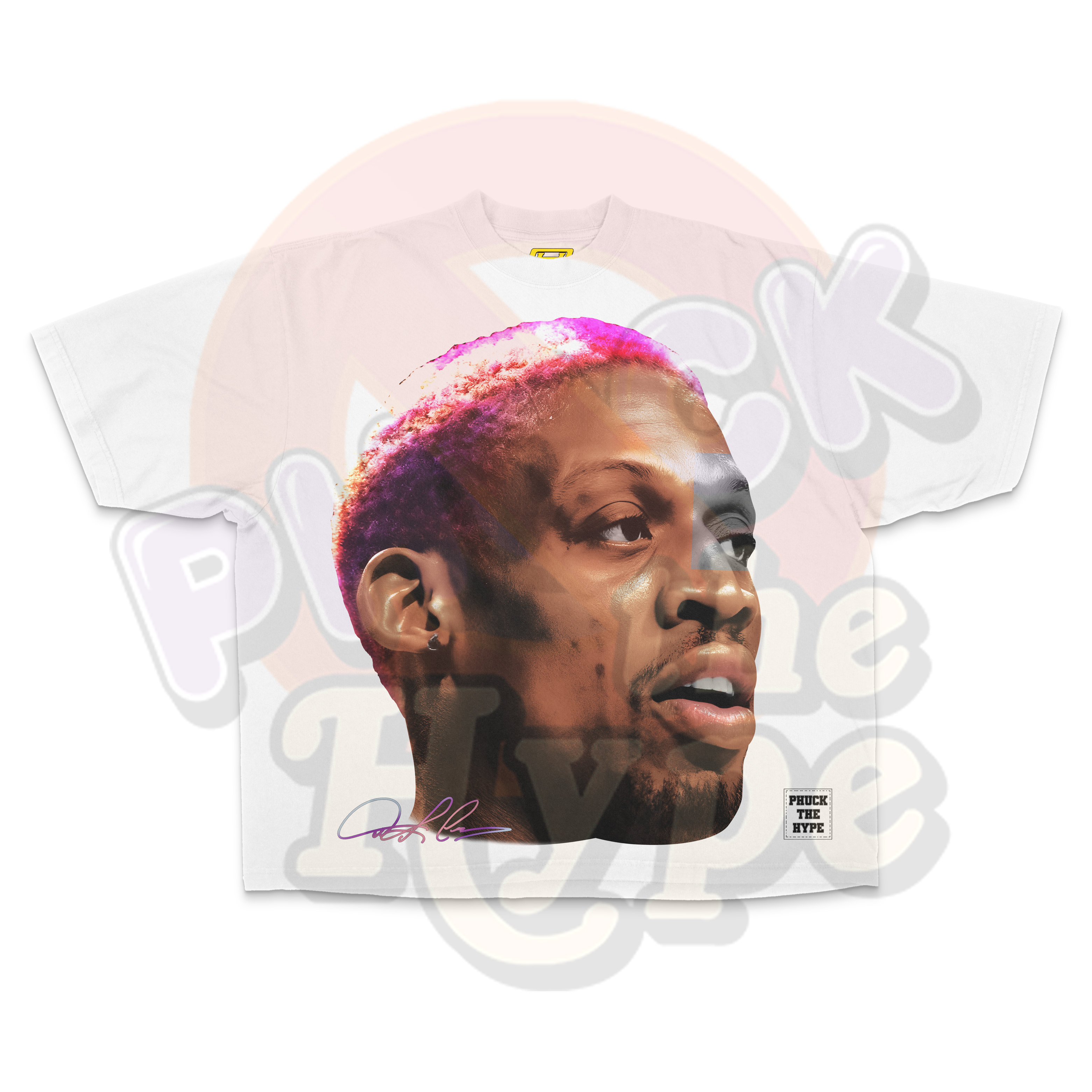 "Dennis Rodman" [BIG FACE] OVERSIZE - Tee