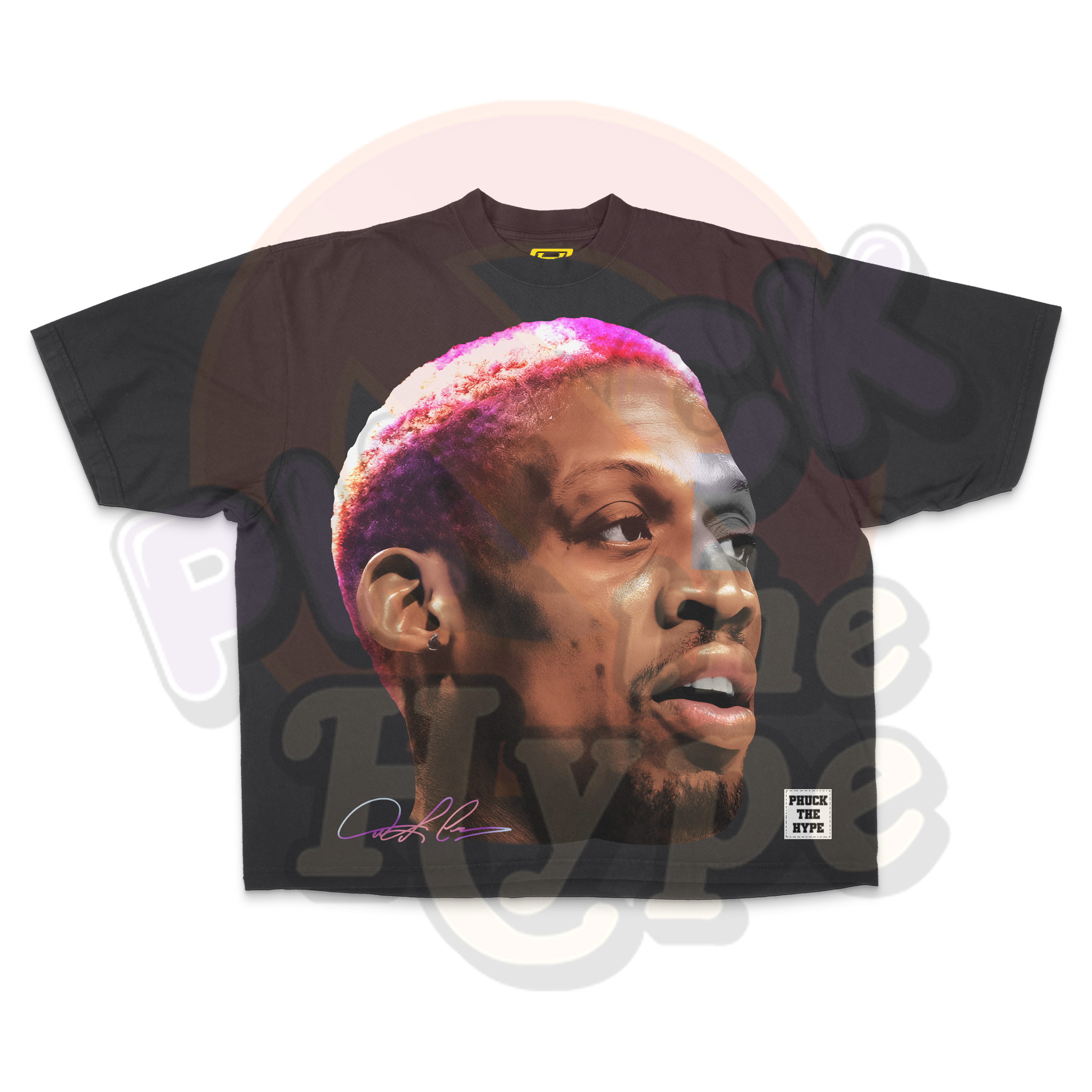"Dennis Rodman" [BIG FACE] OVERSIZE - Tee
