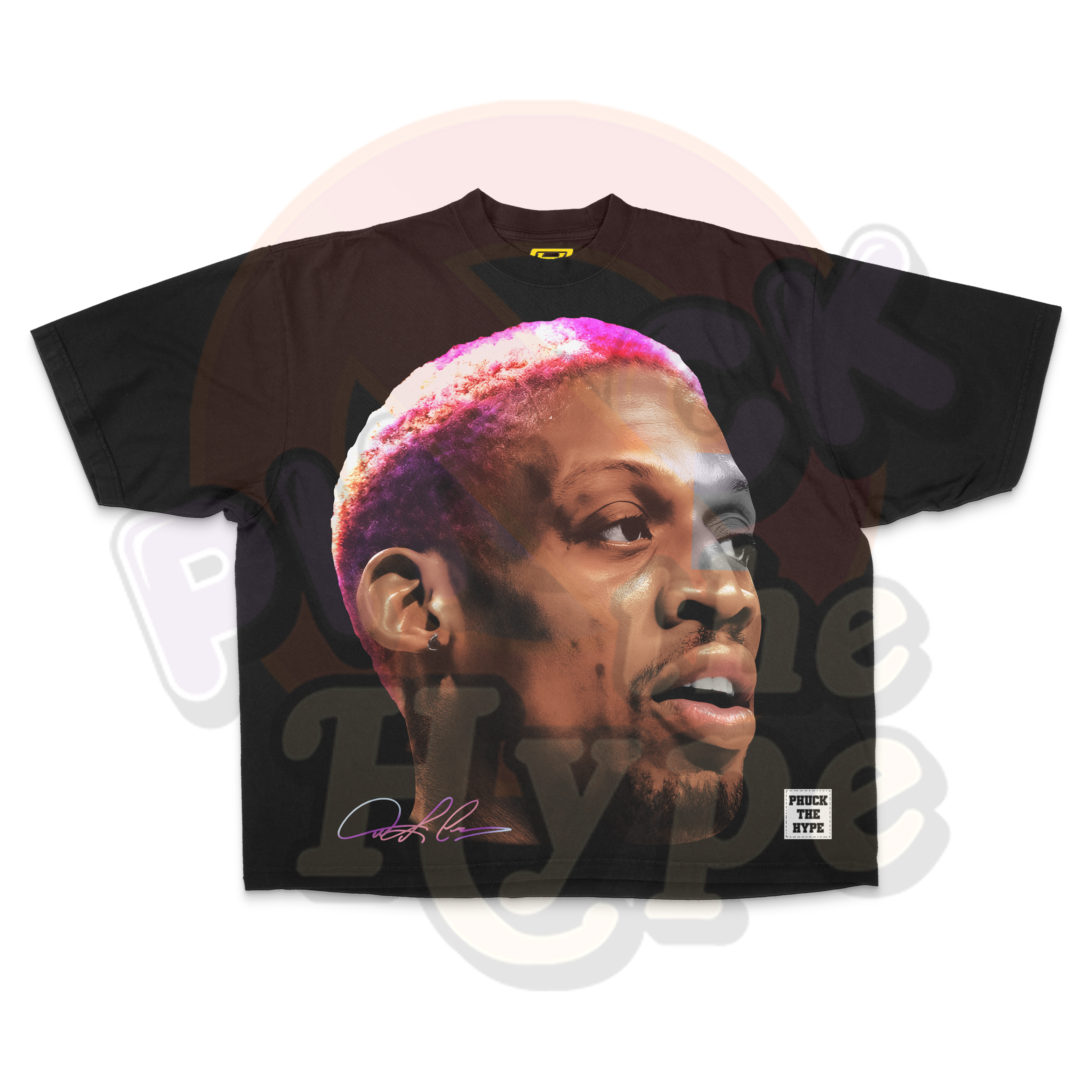 "Dennis Rodman" [BIG FACE] OVERSIZE - Tee
