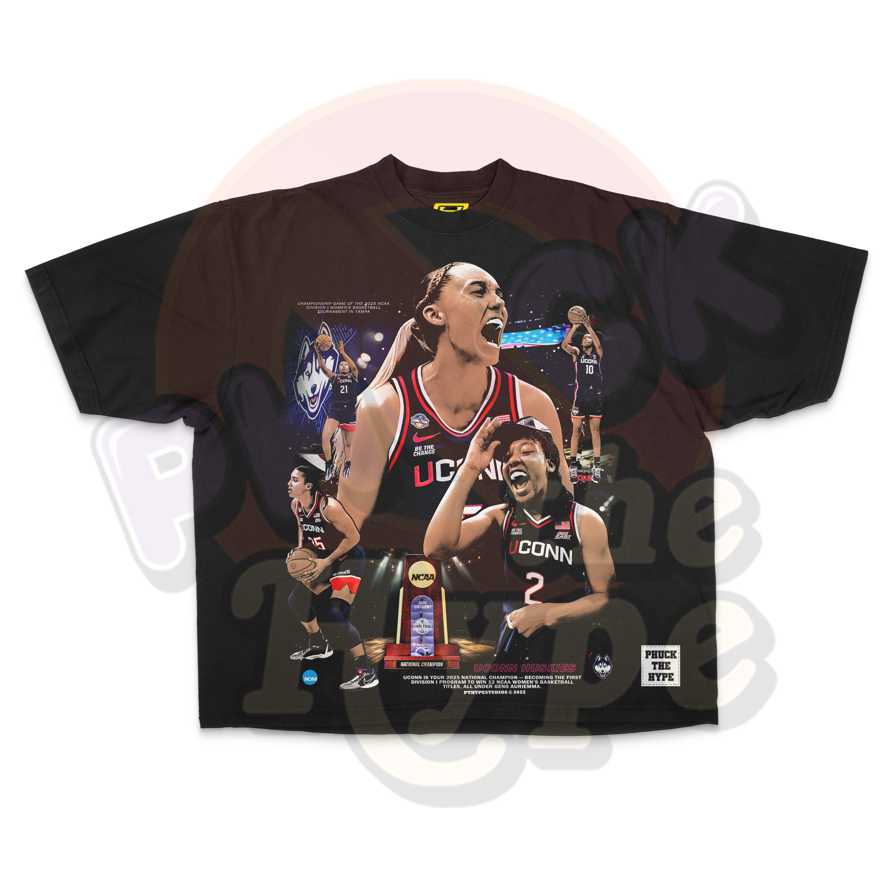 "WNCAA Uconn Huskies" [24-25 Champs] - Tee